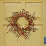 Magic Berry Wreath with Red Berries - 24" Wide (Set of 2)