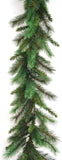 Majestic Pine Garland with 180 Lifelike Green Tips | 9-Foot | Indoor/Outdoor Use | Holiday Xmas Accents | Table & Mantel | Christmas Garlands | Home & Office Decor (Set of 6)