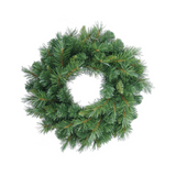 Glacier Pine Wreath - 24" Wide with 150 Lifelike Tips (Set of 12)