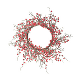 Magic Berry Wreath with Red Berries - 24