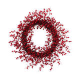 Red Rosehip Berry Wreath  - 22