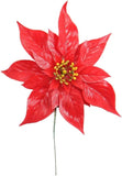 11" Red POINSETTIA HEAD-800 Pieces