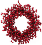 Set of 2: Red Hawthorn Berry Wreath | 22