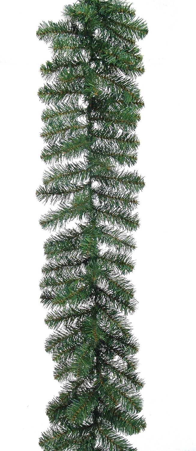 Northern Spruce Pine Garland with 200 Lifelike Green Tips | 9-Foot | Indoor/Outdoor Use | Holiday Xmas Accents | Christmas Garlands | Table & Mantel | Home & Office Decor (Set of 12)