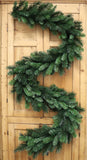 Deluxe Evergreen Pine Garland with 210 Lifelike Green Tips | 9-Foot | Indoor/Outdoor Use | Holiday Xmas Accents | Christmas Garlands | Table & Mantel | Home & Office Decor (Set of 12)