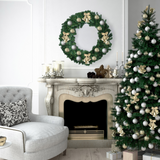 Northern Spruce Wreath - 48" Wide with 460 Lifelike Tips