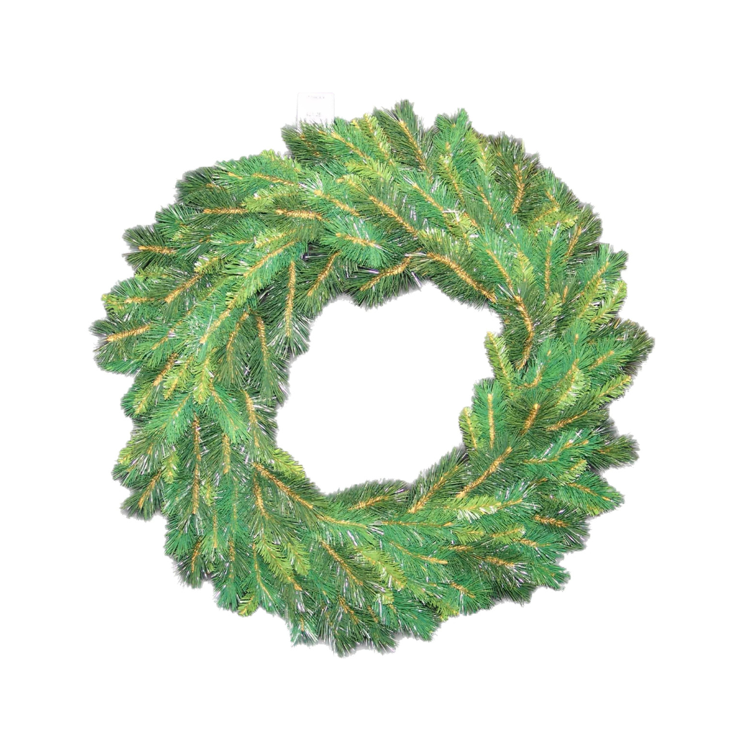 Majestic Pine Wreath - 30" Wide with 180 Lifelike Tips (Set of 6)