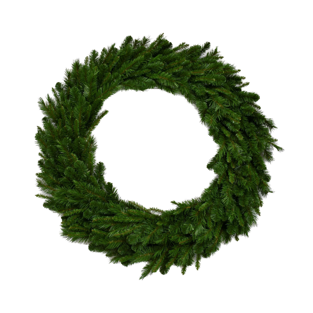 Glacier Pine Wreath with 320 Lifelike Tips - 48" Wide