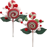 Assorted Sugar Lollipop Christmas Candy Mix Pack of 12