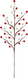Red and White Traditional Christmas Berry Pick