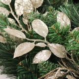 Artificial Platinum Salal Leaf Spray Christmas Branch-20" (12 Pieces)
